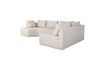 Miniaturansicht Beiges Ecksofa rechts 5-Sitzer aus Polyester Prosper 4