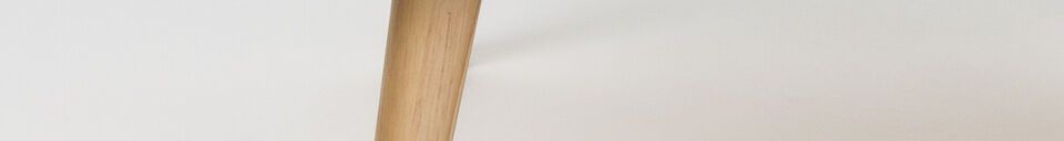 Materialbeschreibung Beistelltisch aus beigem Holz Rise