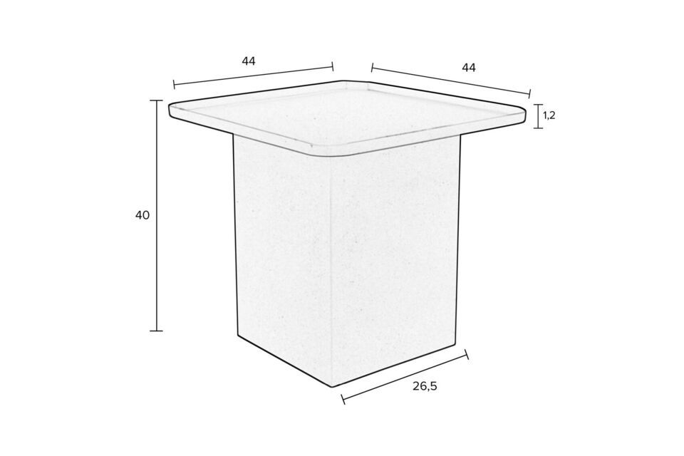 Entdecken Sie elegante Schlichtheit mit unserem neuen Beistelltisch aus Metall