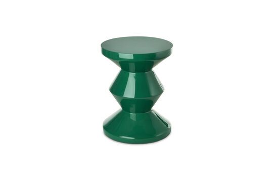 Beistelltisch aus grünem Polyester Zig Zag