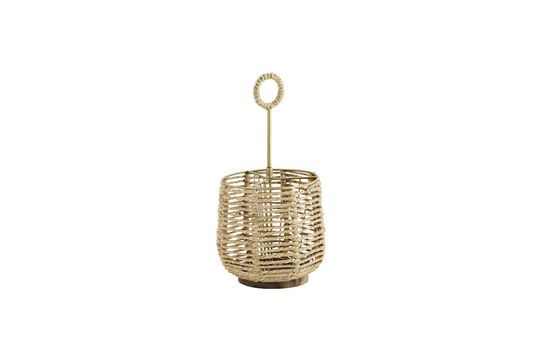 Besteckkorb aus beiger Jute Pavert