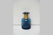 Miniaturansicht Blaue Flaschenvase Pharmacie mit goldenem Hals 2