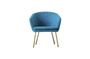 Miniaturansicht Blauer Sessel Thenay aus Polyester ohne jede Grenze