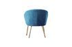 Miniaturansicht Blauer Sessel Thenay aus Polyester 4