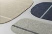 Miniaturansicht Blauer Wollteppich 140x140 Oona 2