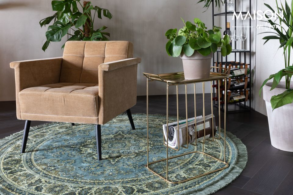 Bodega Teppich grün 175 cm DutchBone