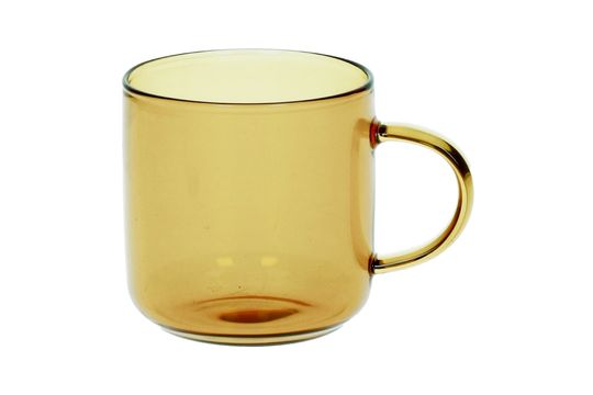 Box mit 4 Espressotassen Lasi gelb