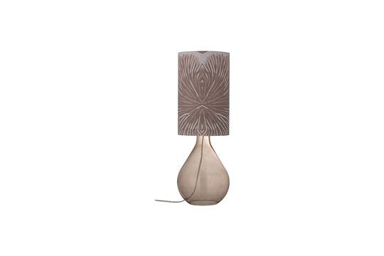 Braune Glastischlampe Leni