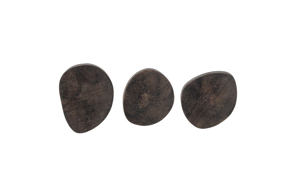Braune Häkelnadel aus Mangoholz Fray - 4
