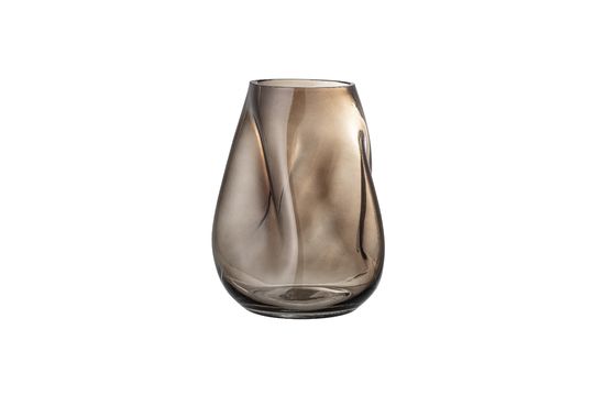 Braune Vase aus Glas Ingolf ohne jede Grenze