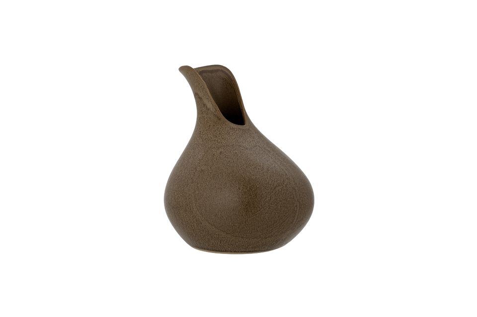 Braune Vase aus Sandstein Amina - 5