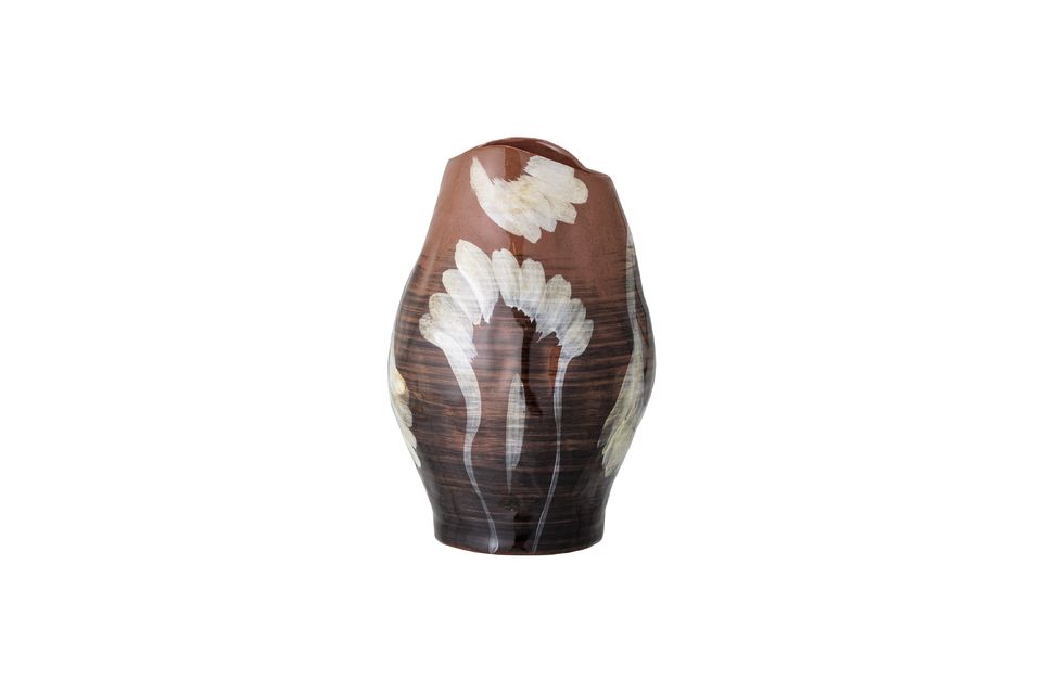 Braune Vase aus Sandstein Obsa Bloomingville