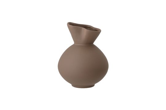 Braune Vase aus Steingut Nicita ohne jede Grenze
