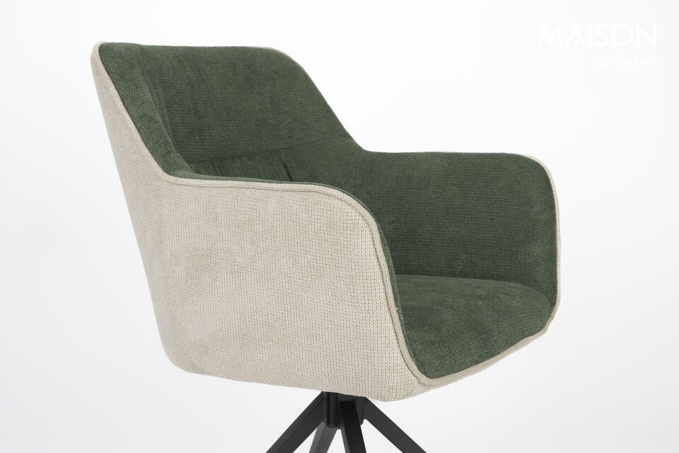 Brauner Sessel aus Polyester Daley - 7