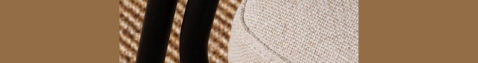 Materialbeschreibung Brauner und beiger Ledersessel Lord