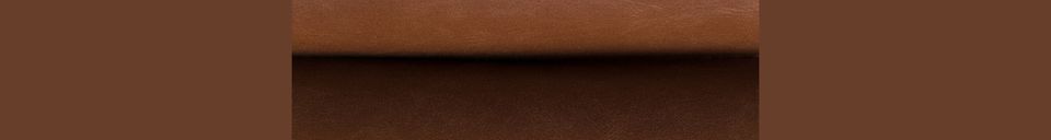 Materialbeschreibung Brauner Vintage-Hocker Bar