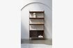 Miniaturansicht Braunes Bücherregal und Regal aus massivem Eschenholz Rise 1
