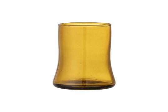 Braunes Glas aus recyceltem Glas Florentine