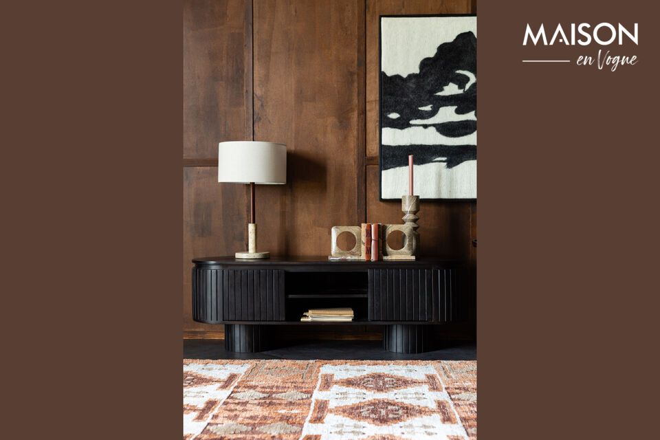 Braunes Sideboard aus Mangoholz Kenji DutchBone