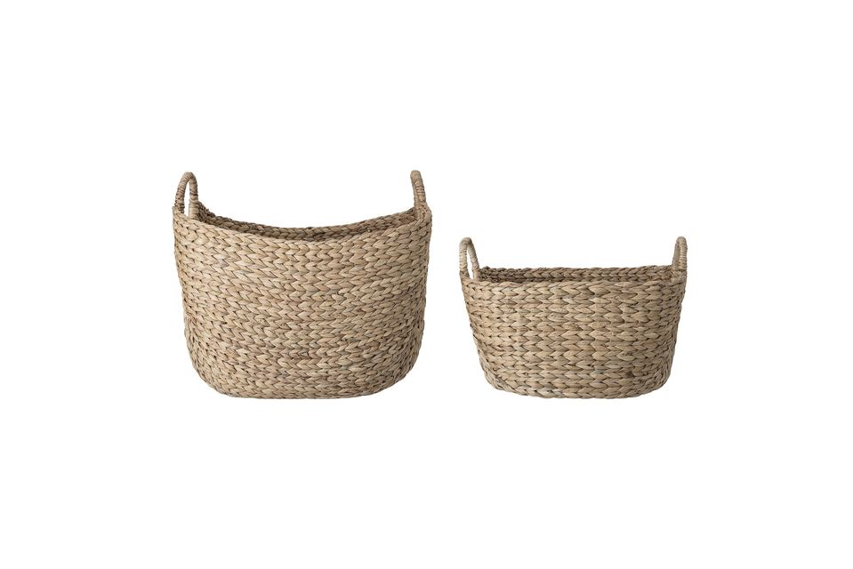 Natürliche Körbe für eine nüchterne und elegante Einrichtung