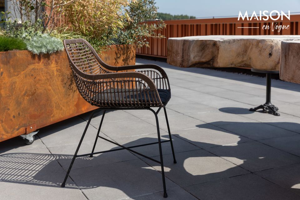 Cantik-Sessel aus synthetischem Rattan DutchBone