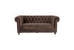 Miniaturansicht Chester-Sofa aus schokoladenfarbigem Samt 1