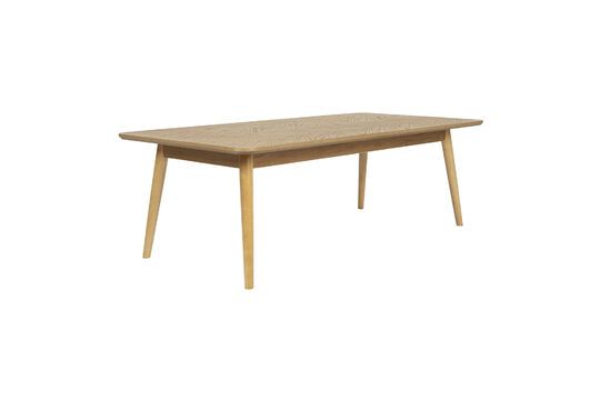 Couchtisch aus beigem Holz Fabio