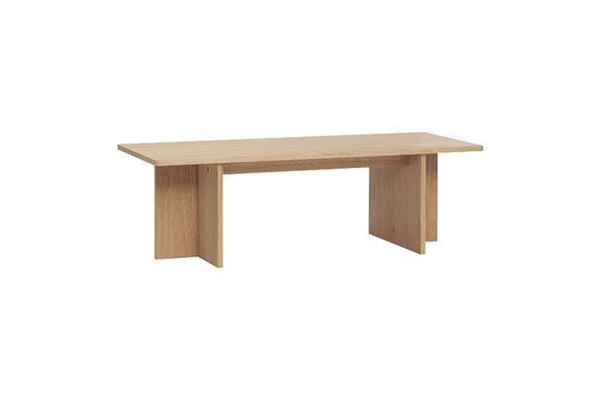 Couchtisch aus hellem Eichenfurnier Split