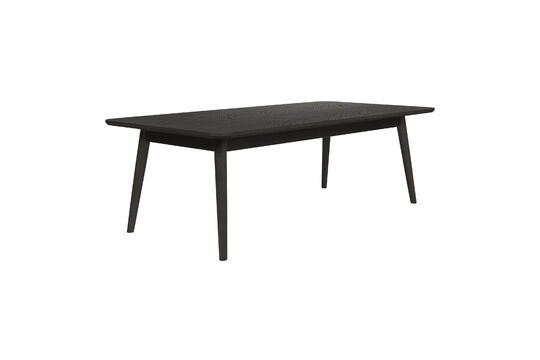 Couchtisch aus schwarzem Holz Fabio
