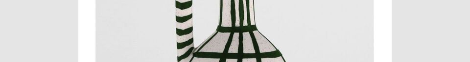 Materialbeschreibung Dekorative Keramik Lamothe grün
