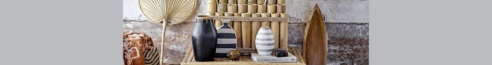 Materialbeschreibung Dekoratives Objekt aus Bambus Koko