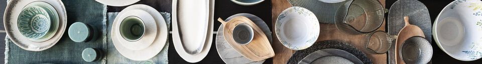 Materialbeschreibung Dessertteller Porcelino White