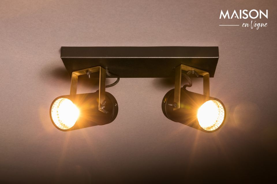 Doppel-Lichtspot Scope schwarz DutchBone
