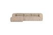 Miniaturansicht Ecksofa links gerippt beige Bean 3