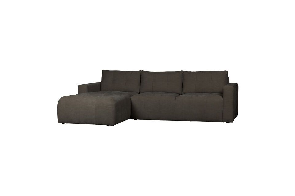 Mit einer Gesamthöhe von 87 cm und einer Gesamtbreite von 280 cm bietet die Chaiselongue Bar