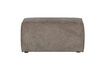Miniaturansicht Ecksofa mit Stoffbezug Hocker braun Lazy 1