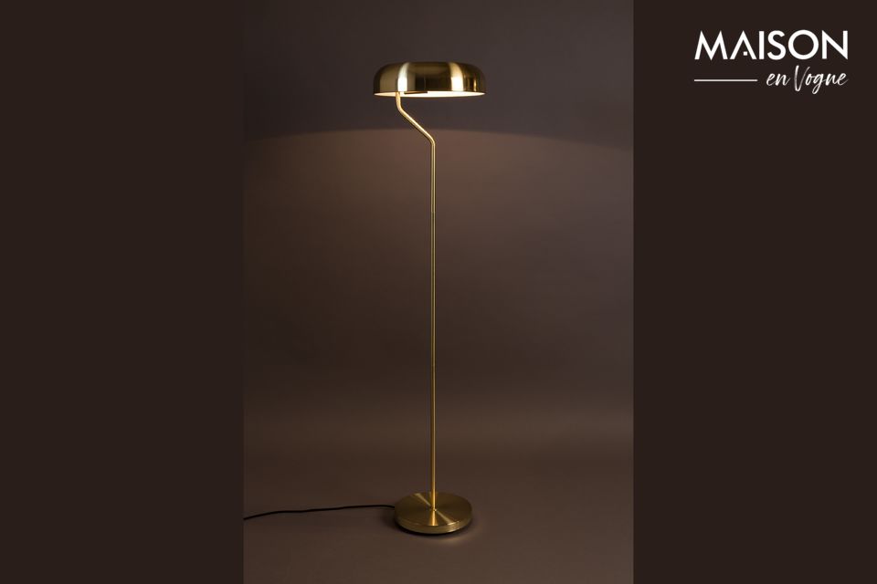 Eclipse-Stehleuchte aus Messing DutchBone