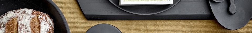 Materialbeschreibung Einmachglas mit schwarzem Deckel aus Mangoholz Eike