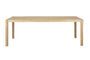Miniaturansicht Esstisch aus beigefurnierter Esche 220x90 Sticks ohne jede Grenze