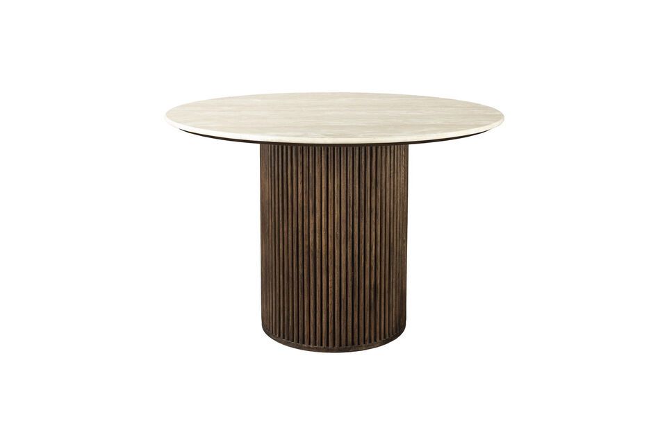 Esstisch aus beigem Holz Arda DutchBone