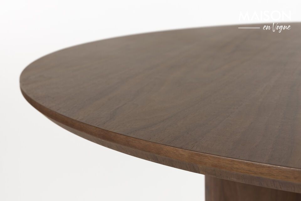 Esstisch aus braunem Holz Laurent - 9