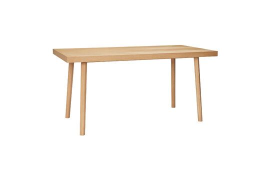 Esstisch aus hellem Holz Herringbone