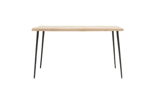 Esstisch aus Mangoholz Slated in beige