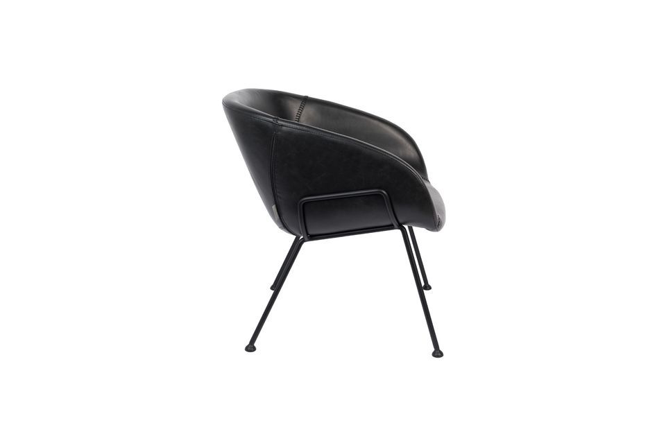 Festoon Lounge-Stuhl schwarz - 8
