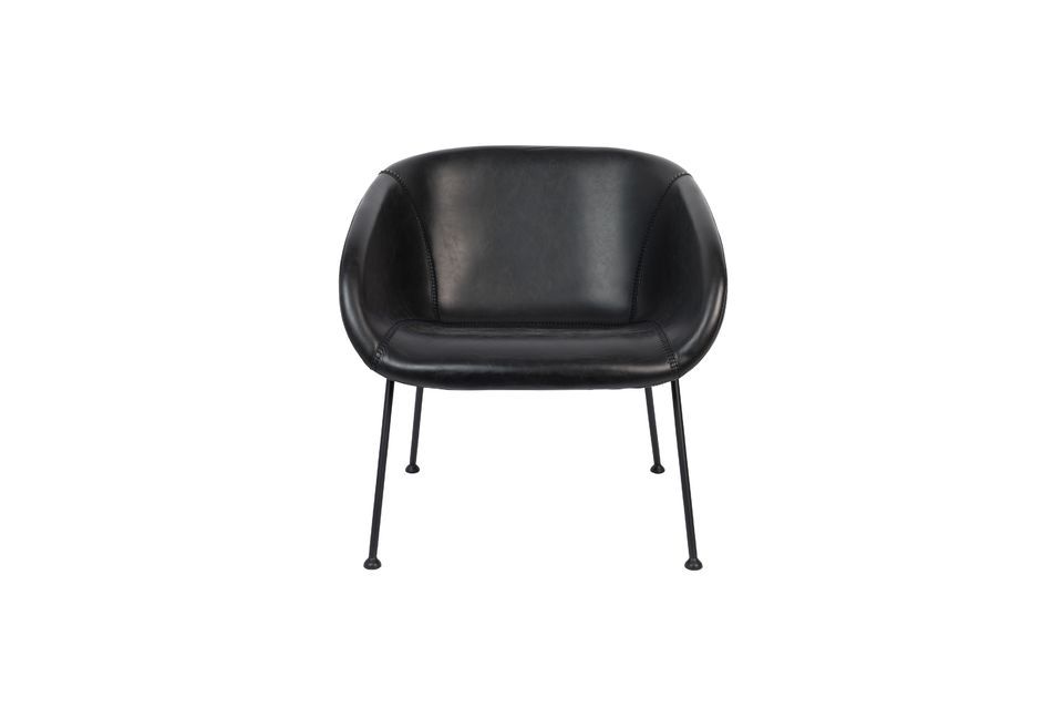 Festoon Lounge-Stuhl schwarz - 9