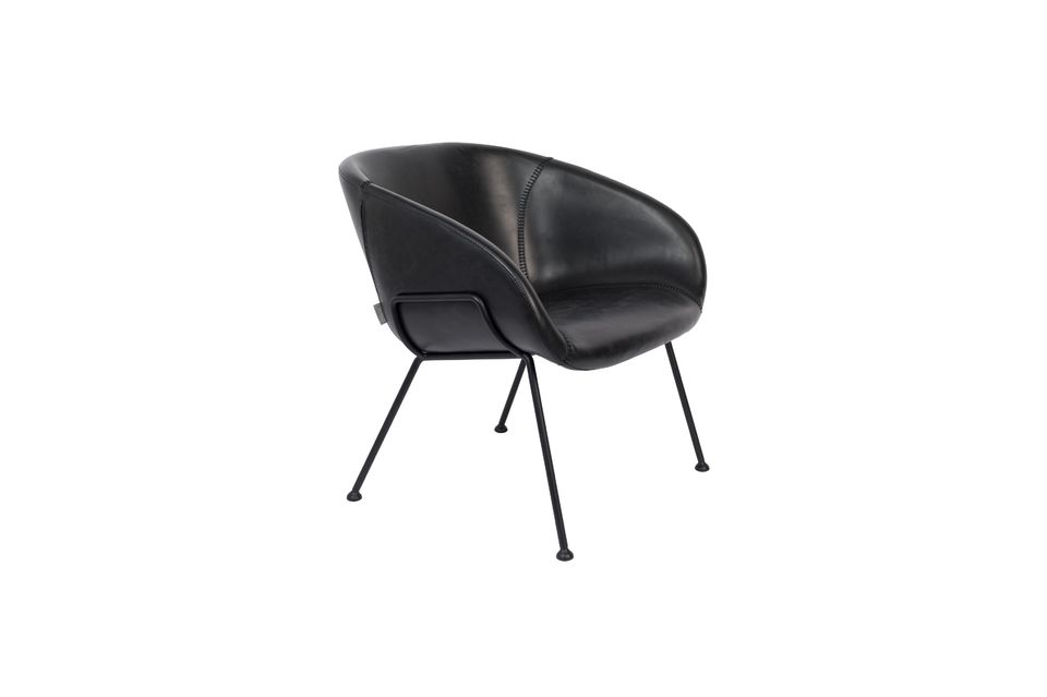 Dieser elegante Stuhl ist ideal, um einen zeitgenössischen Raum aufzuwerten