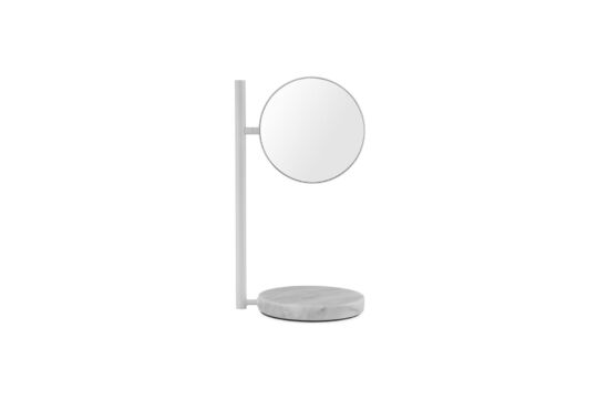 Freistehender Spiegel aus weißem Marmor Pose ohne jede Grenze
