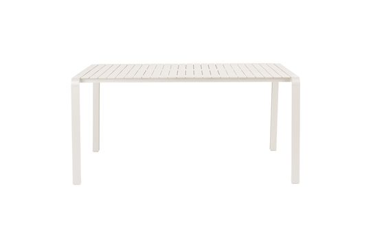 Gartentisch aus weißem Aluminum Vondel ohne jede Grenze