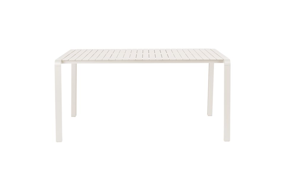 Gartentisch aus weißem Aluminum Vondel Zuiver