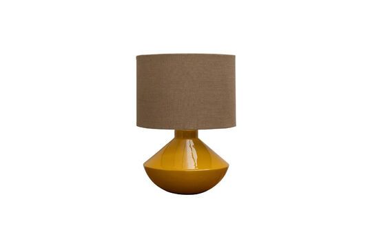 Gelbe Metall-Tischlampe Yellie